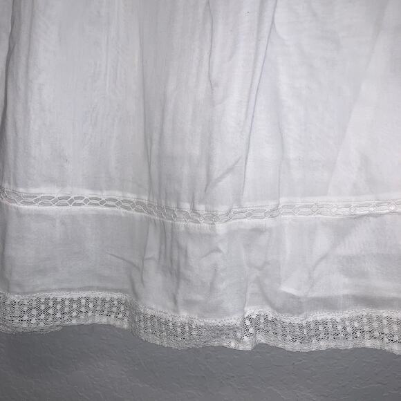 Anthropologie Sunday Best White Flutter Sleeve Shift Mini Dress - Picture 4 of 9